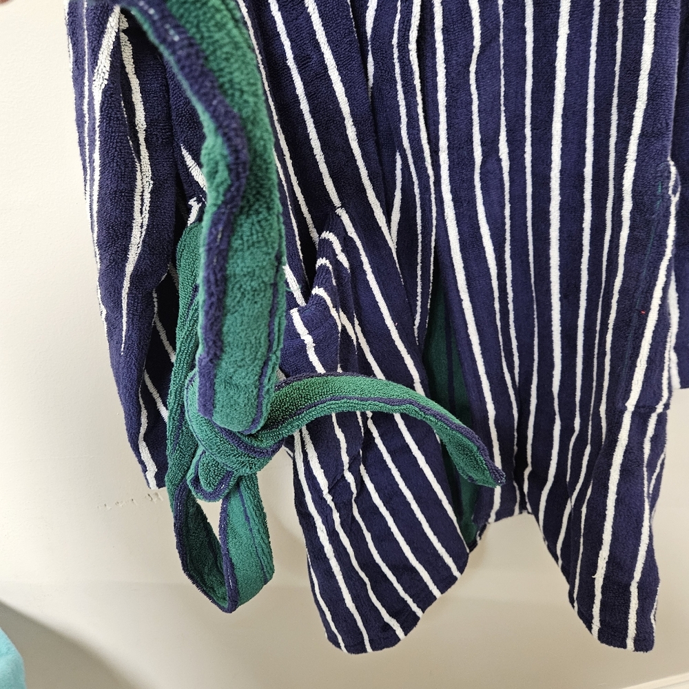Bed Head Striped Hooded Bathrobe Men Size XL - Picture 8 of 16